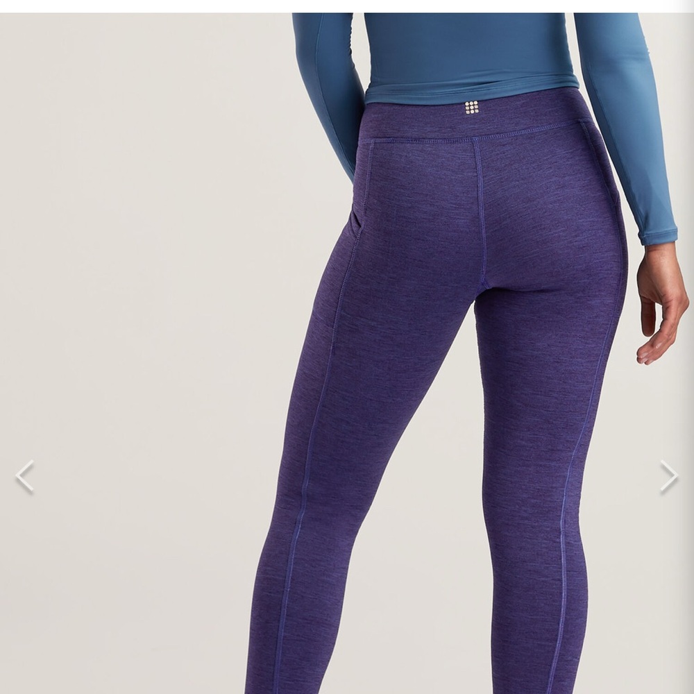 Title Nine Women's Crash Fleece Lined Leggings - Picture 7 of 8